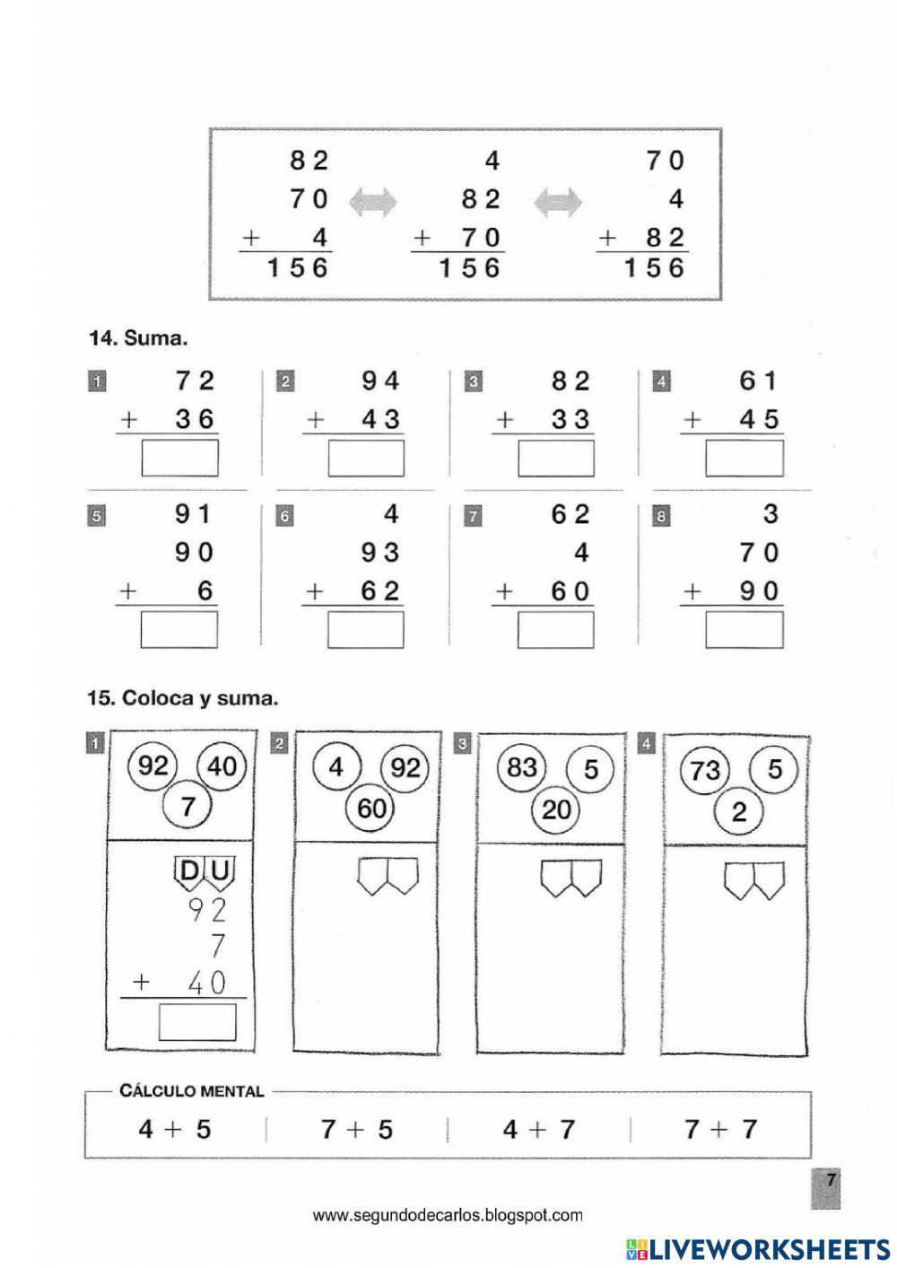 Lección matemáticas