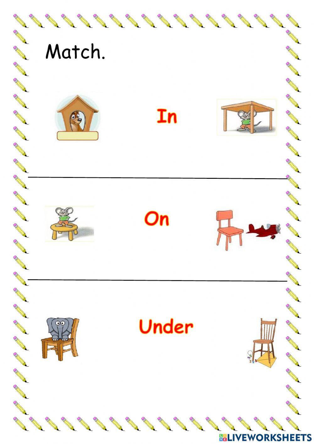Preposition of places