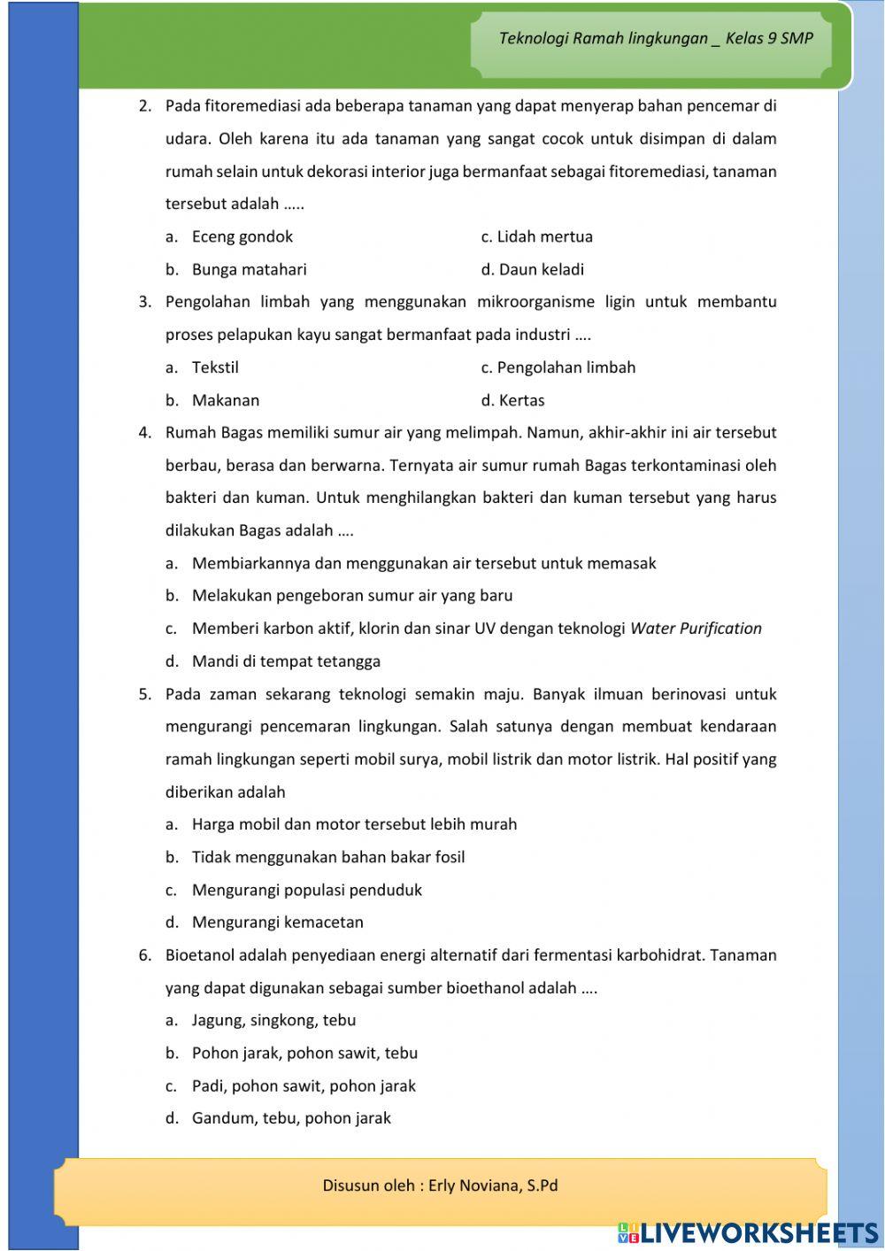 Teknologi Ramah Lingkungan