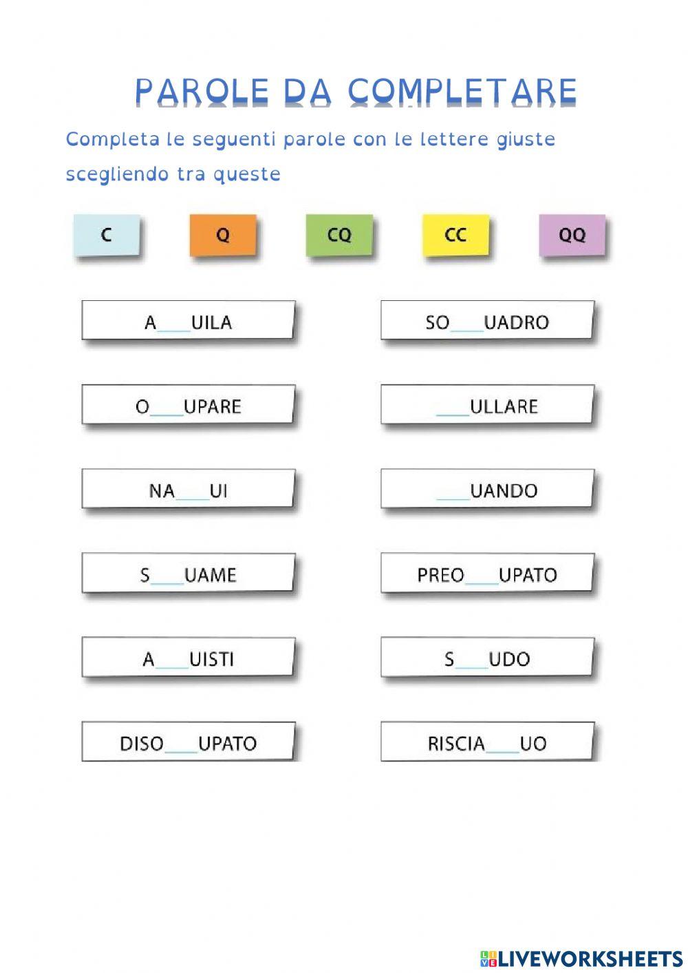 Parole cq Parole cq