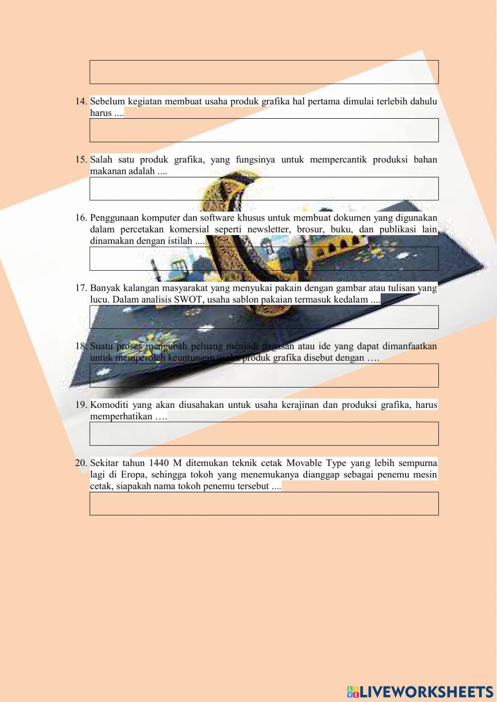 Wirausaha produk grafika