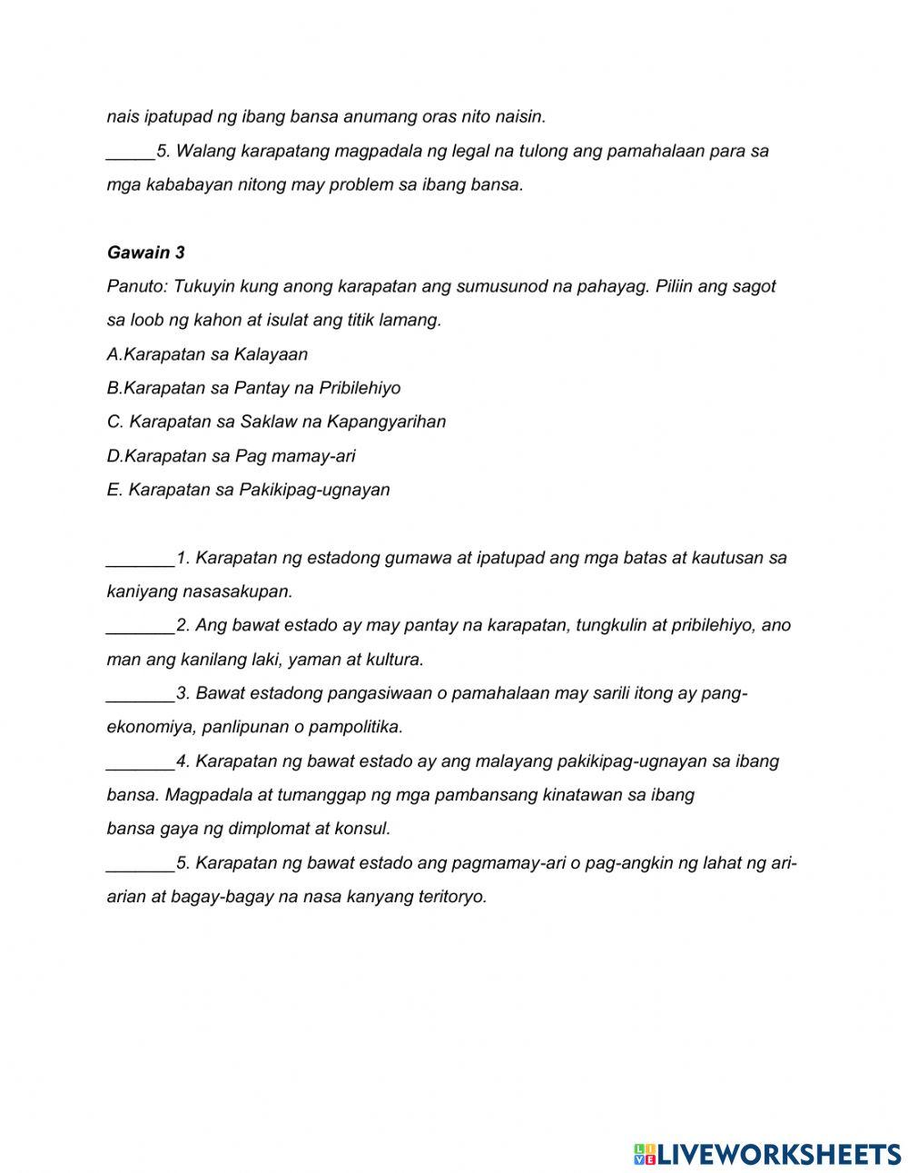 Ang Pilipinas Bilang Ganap na Estado