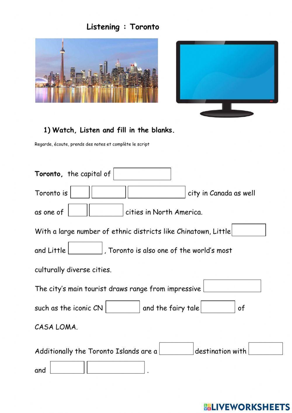 Listening - CANADA: Toronto