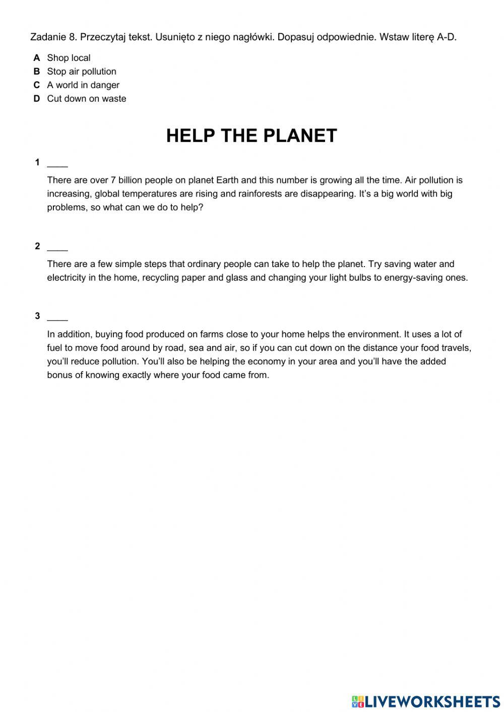 Smart Time 2 unit 6 sprawdzian online klasa 8