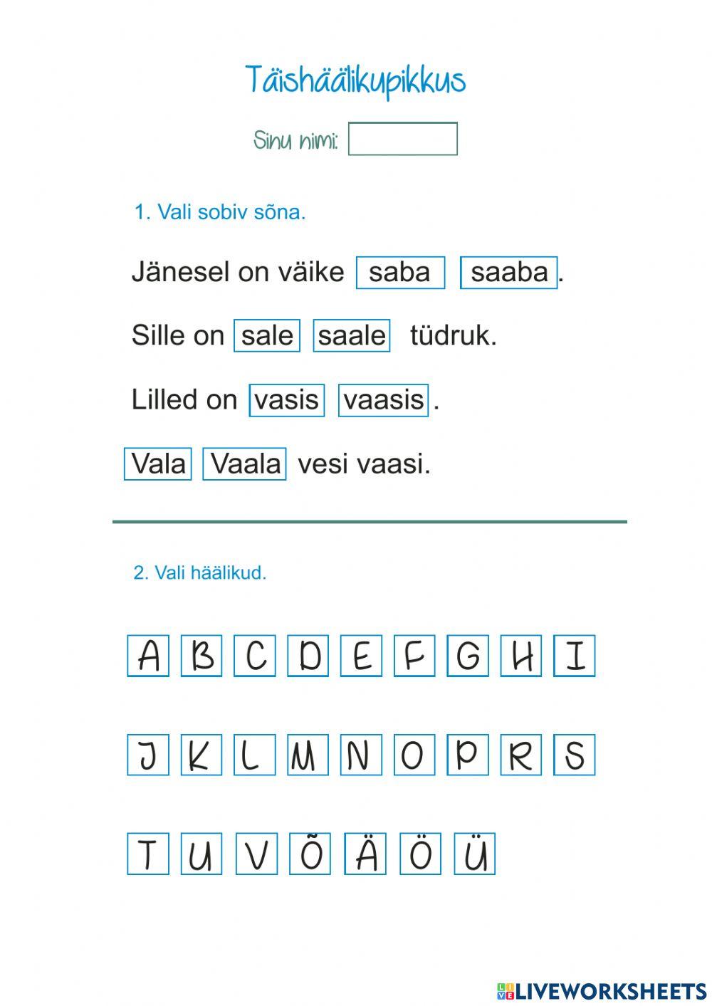 Täishäälikupikkus