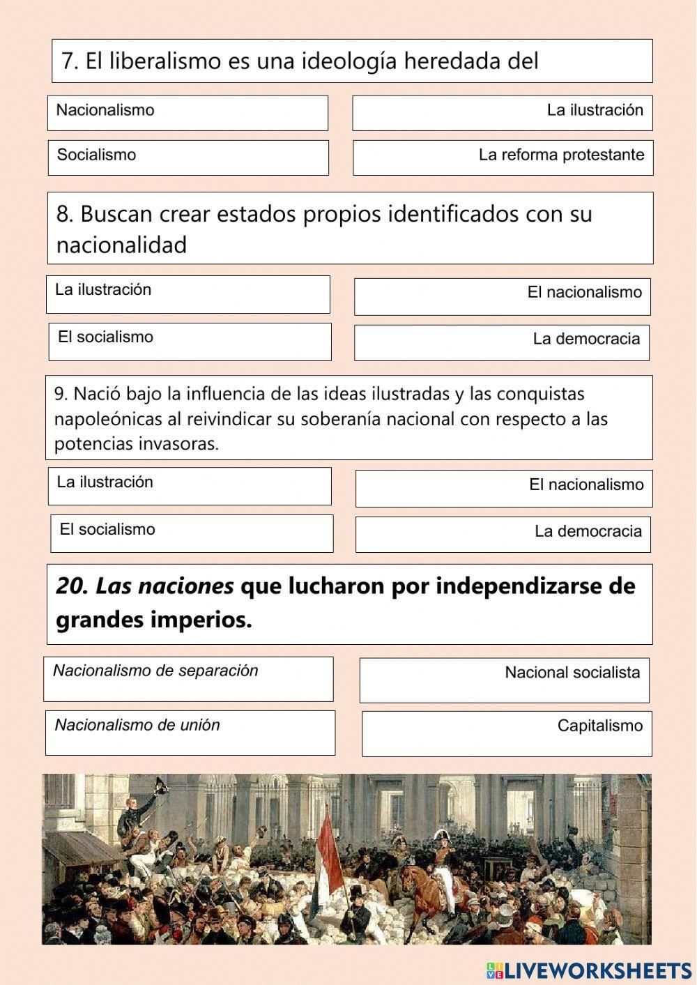 Revoluciones liberales del siglo xix