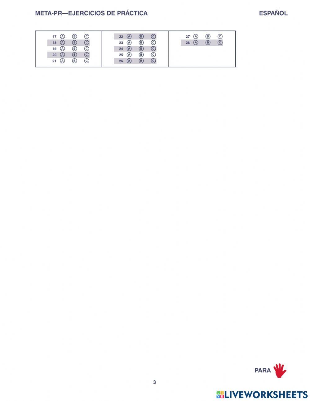 Hoja de contestaciones Practica META PR