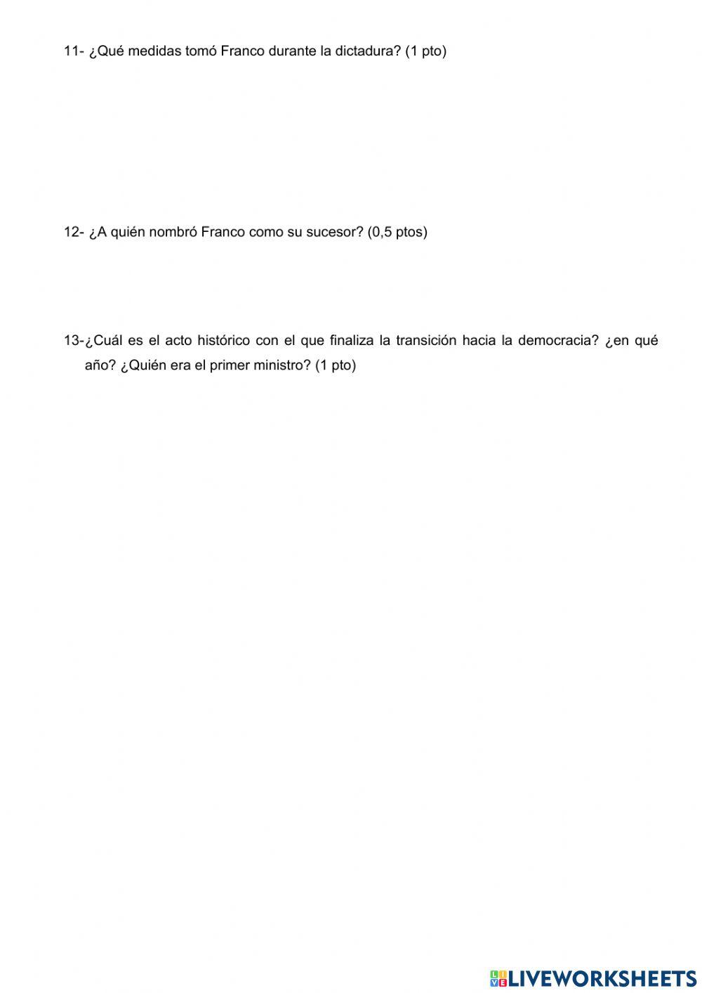 Examen s. xx edad contemporánea