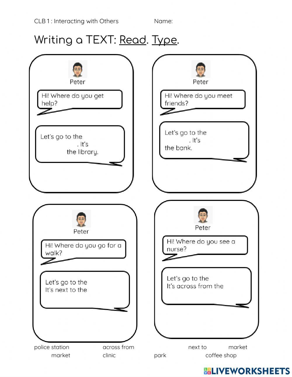 CLB 1 Writing a TEST 2