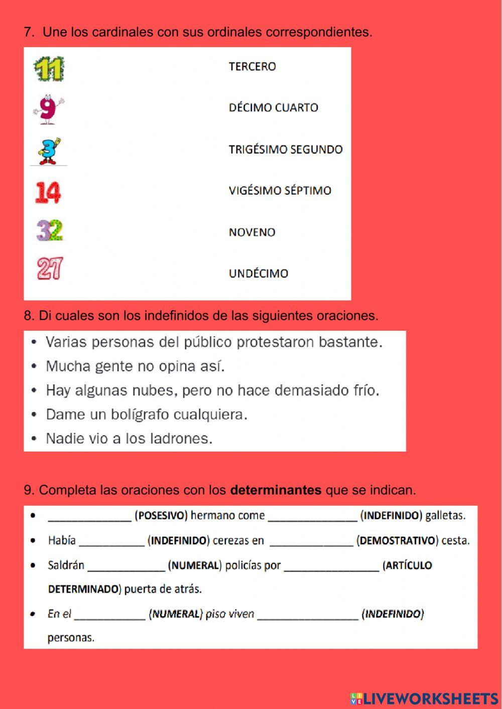 Repaso de lengua castellna Repaso de lengua castellna