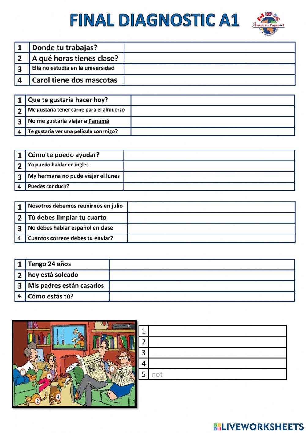 Total diagnostic A1 amepassport