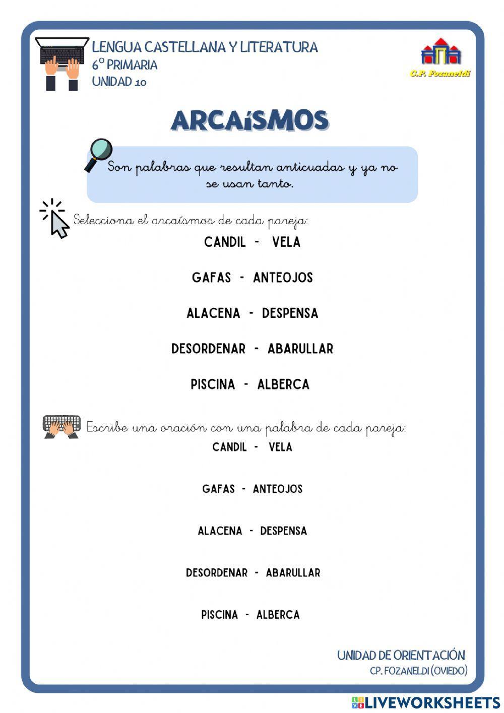 Arcaísmos