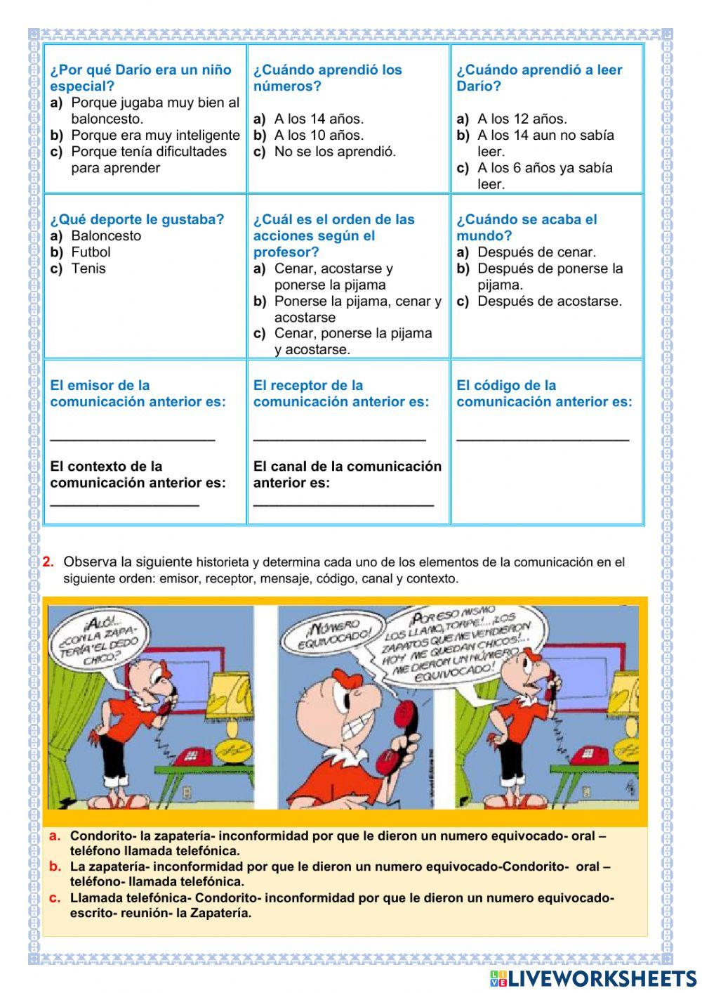 Bimestral grado  quinto -- primer bimestre