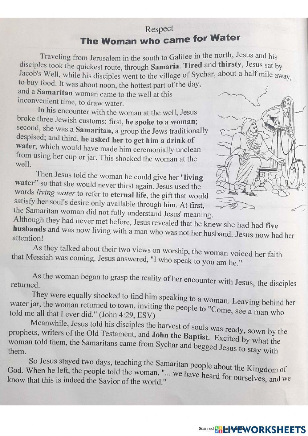 Respect: The Woman Who Came For Water