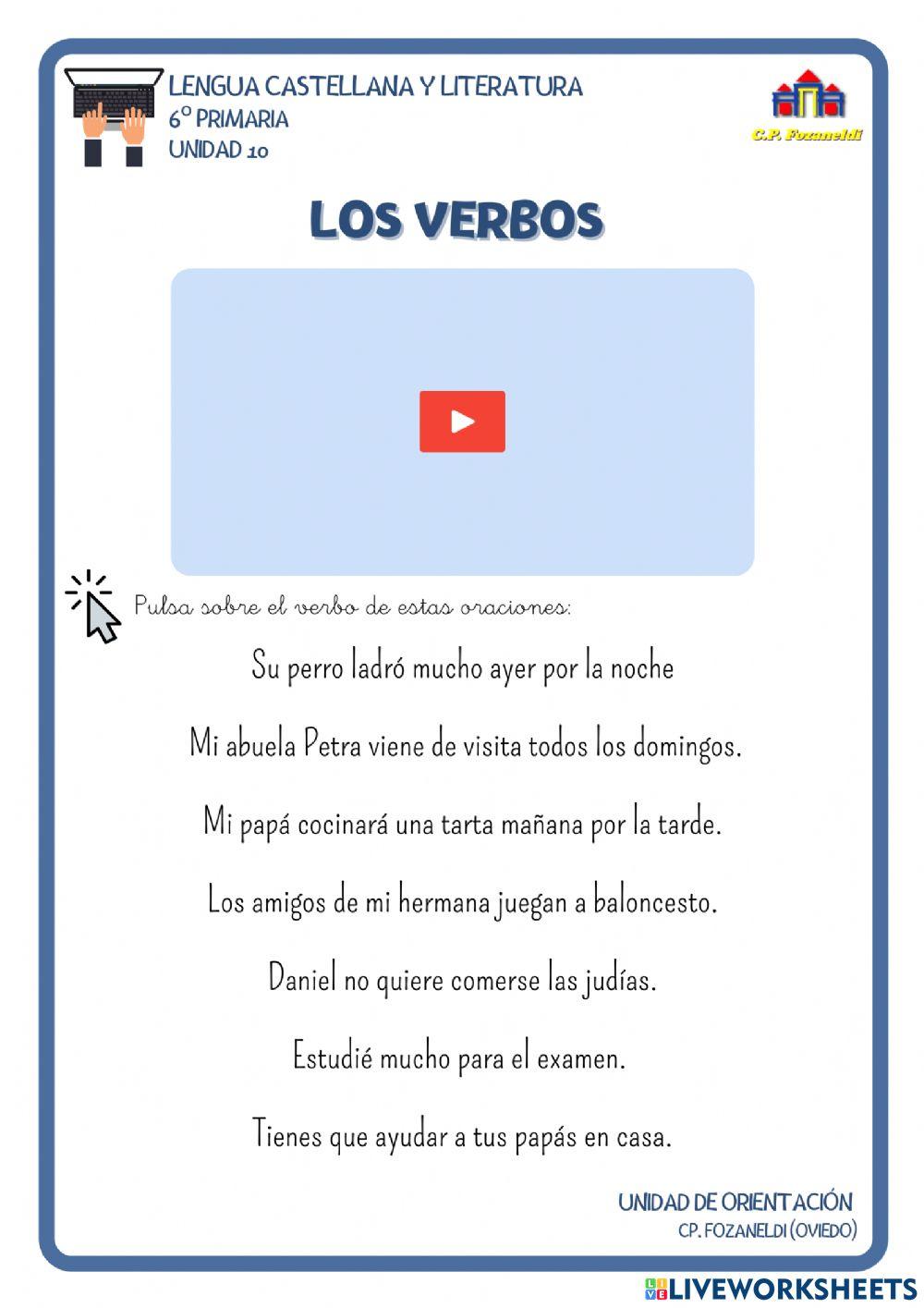 Los verbos