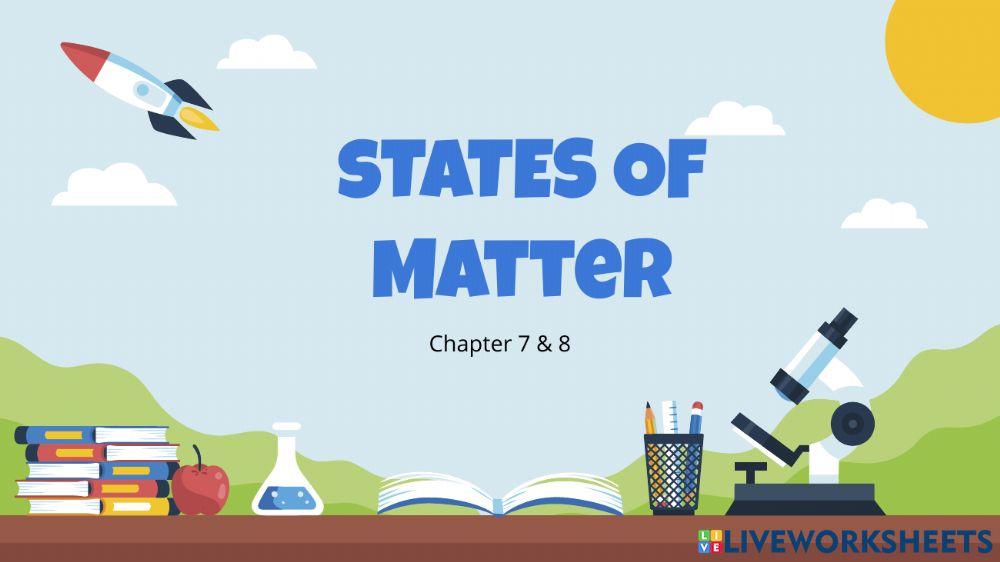 States of the matter