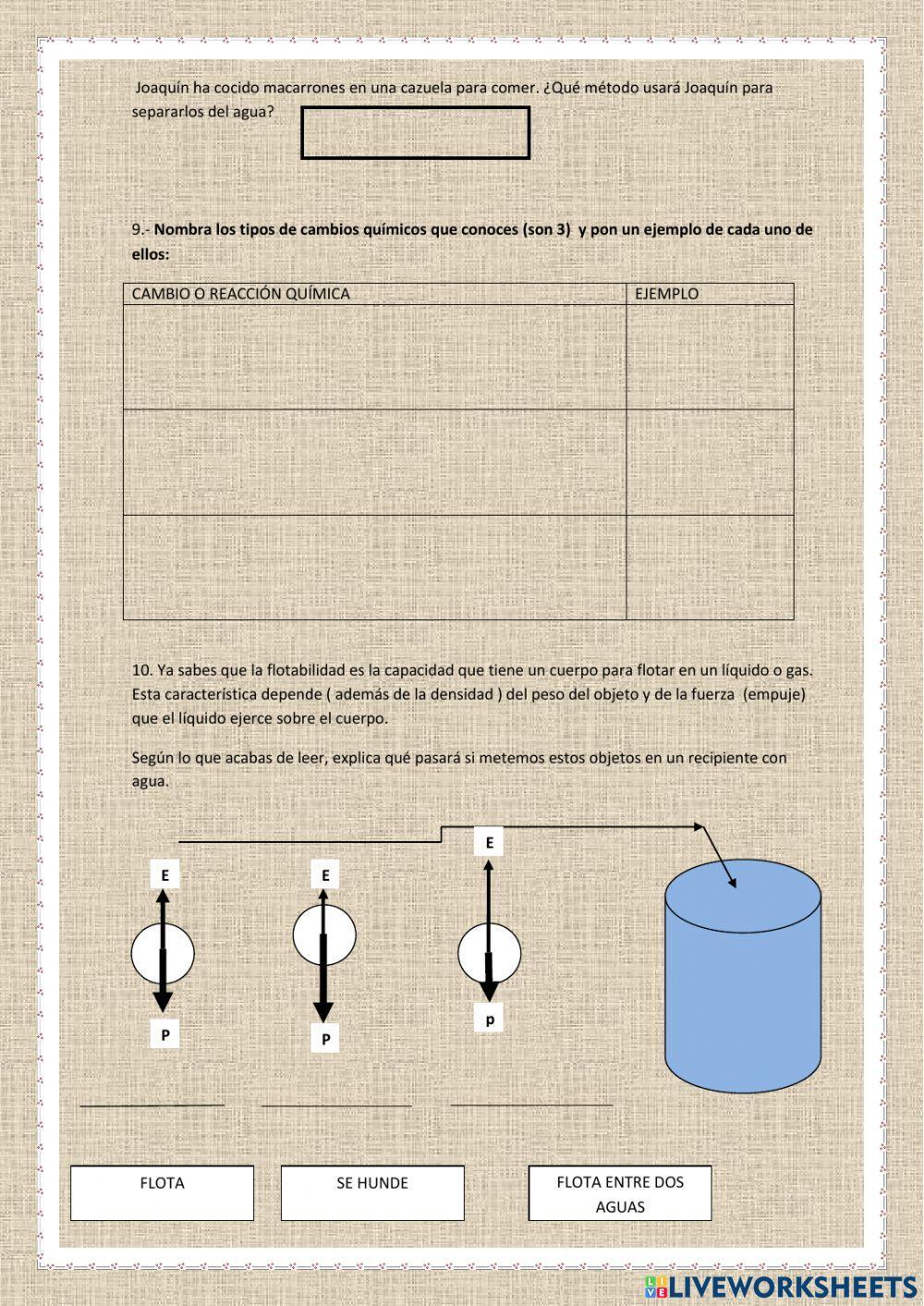 LA MATERIA, LAS FUERZAS Y LA ENERGÍA