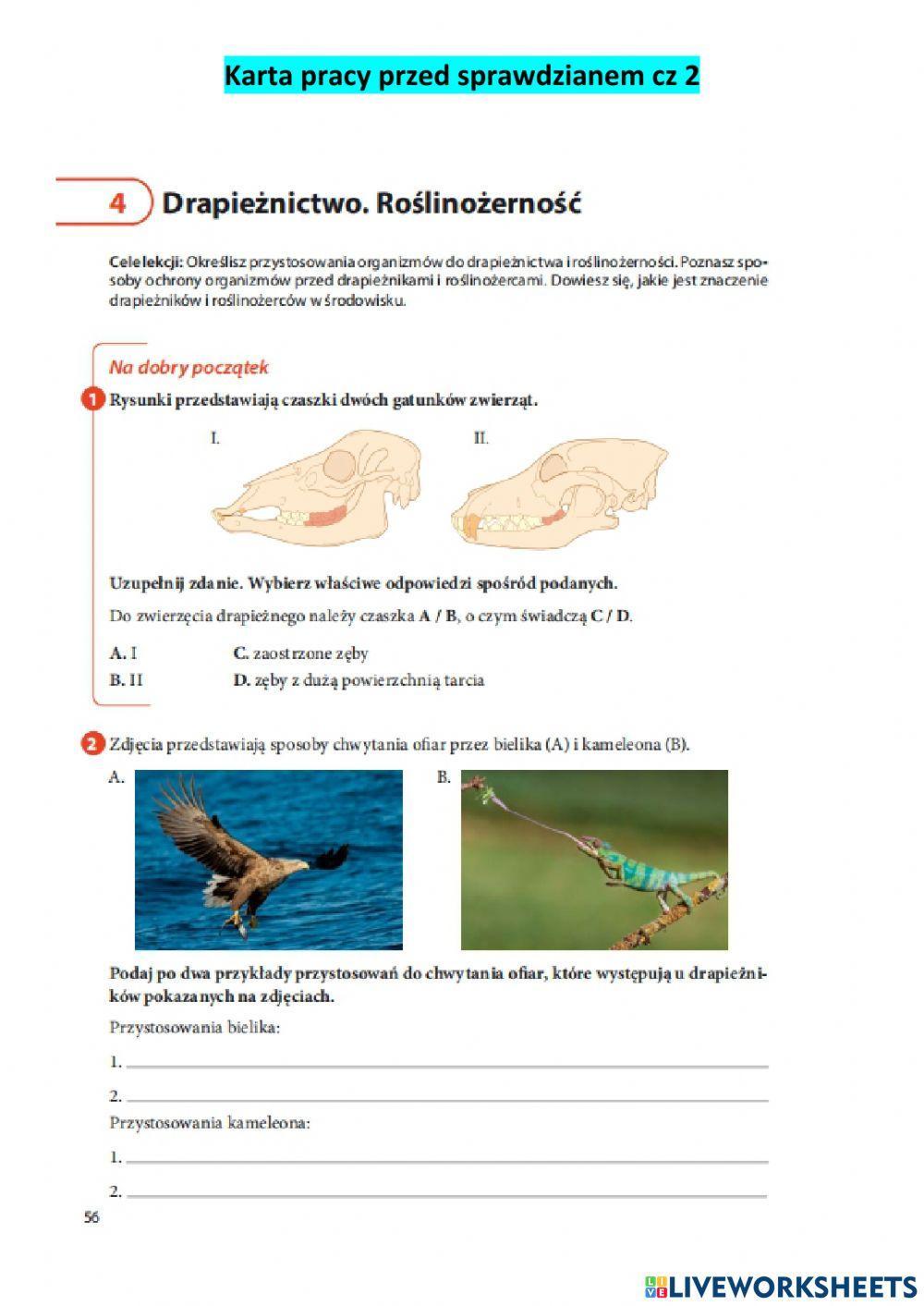 Drapieżnictwo i roślinożerność