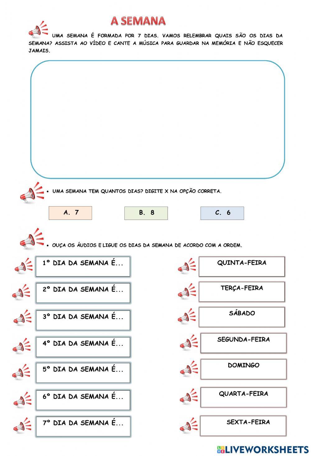 Medida de tempo - calendário