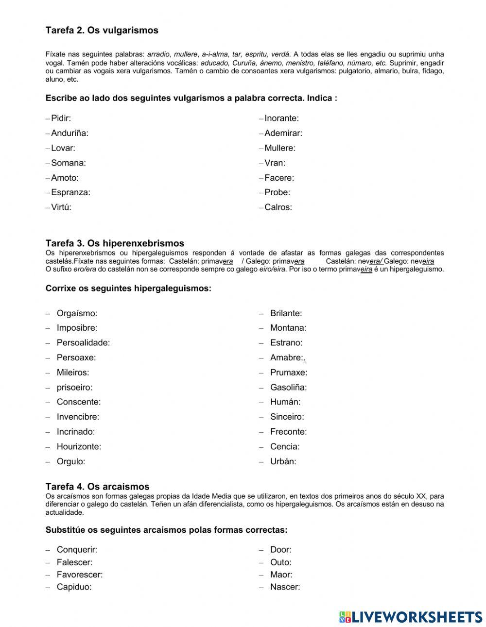 ALTERACIÓNS DA NORMA
