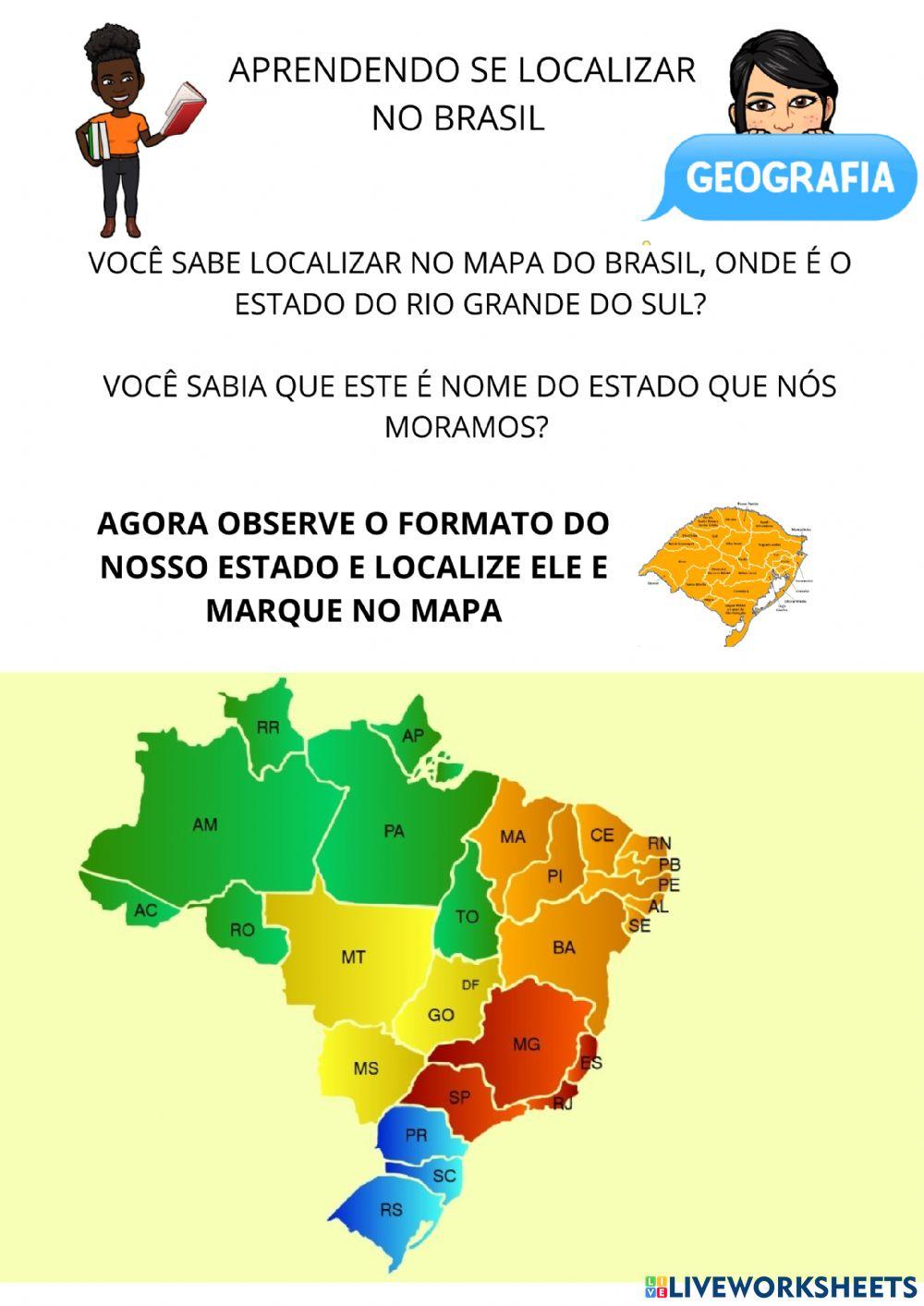 Mapa do brasil