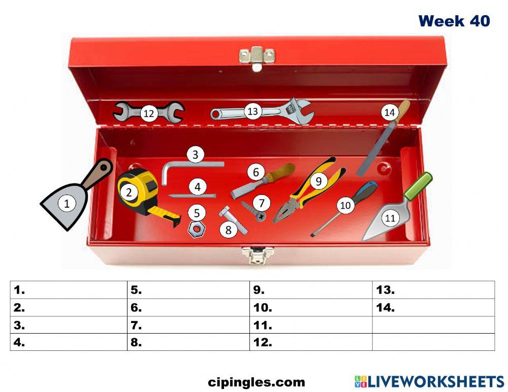 Verbs and Garage 2 Week 40