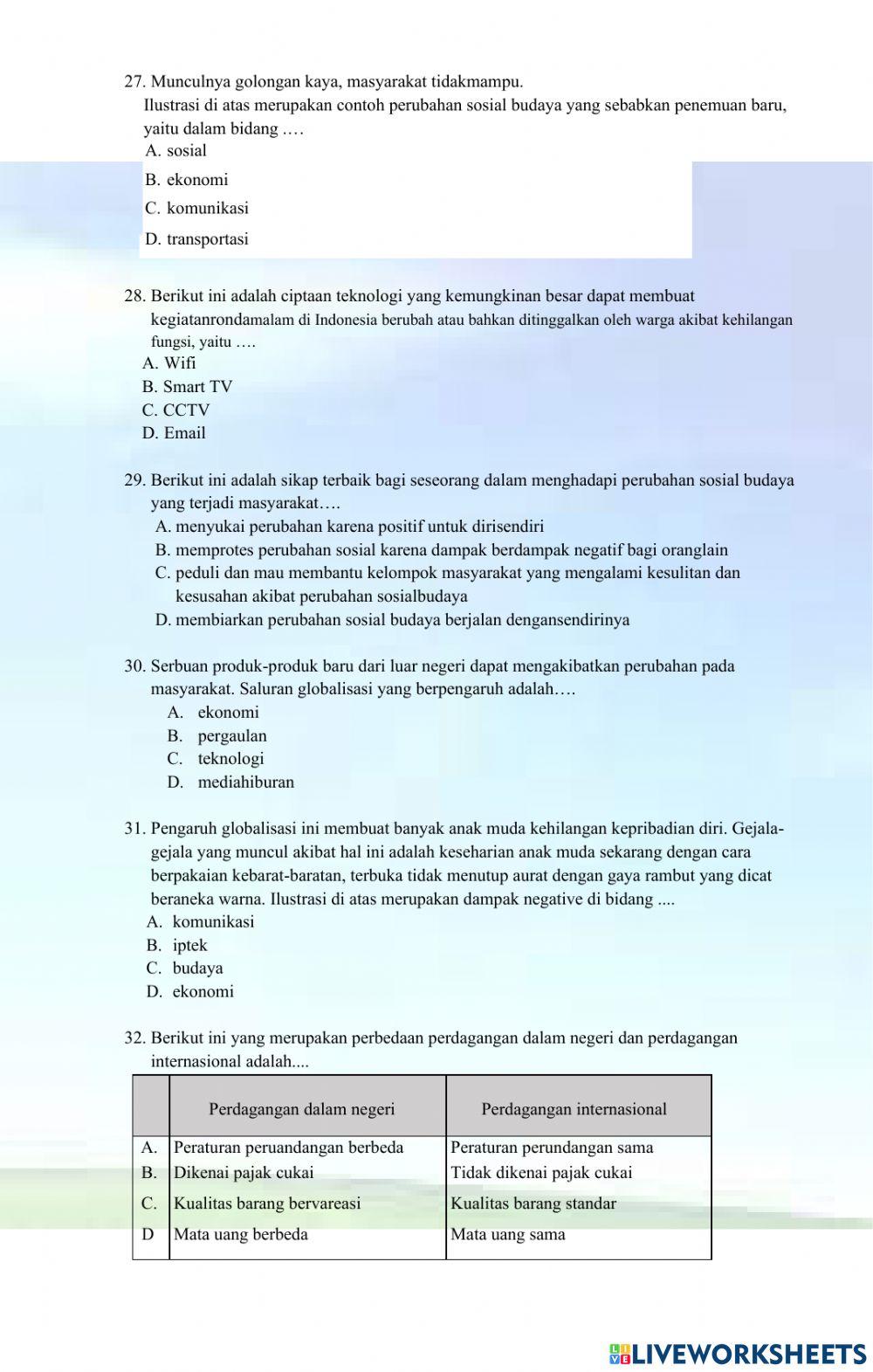 Ujian Sekolah tahun 2021