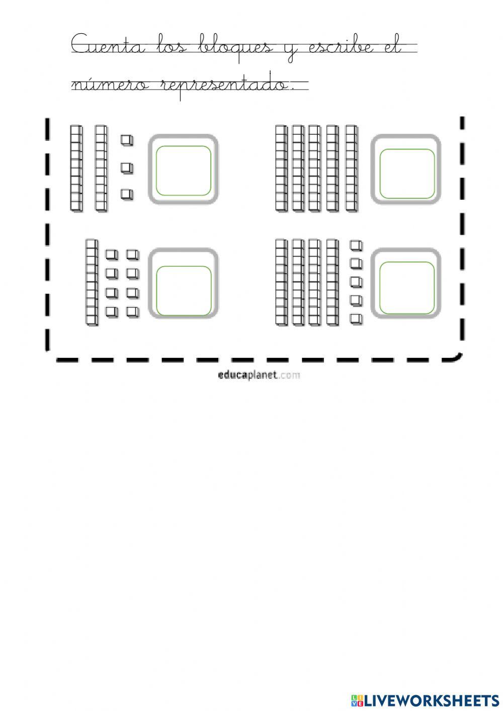 Unidad, decena y centena
