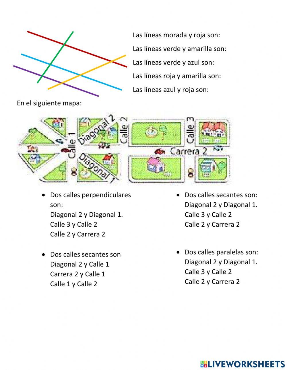 Relaciones entre líneas