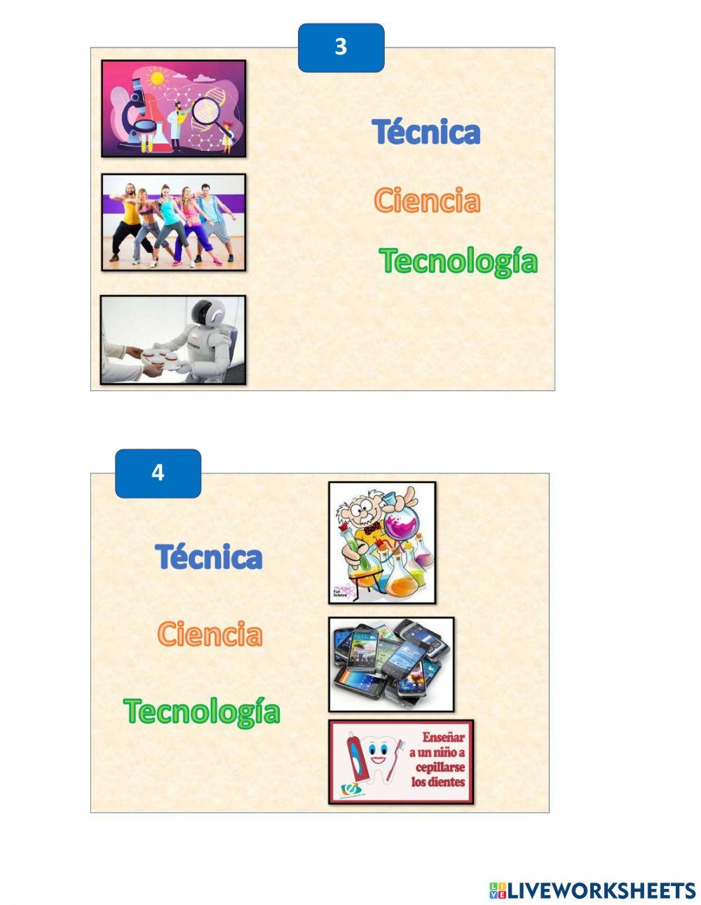 FICHA 3 FISICA CIENCIA - TECNICA - TECNOLOGIA