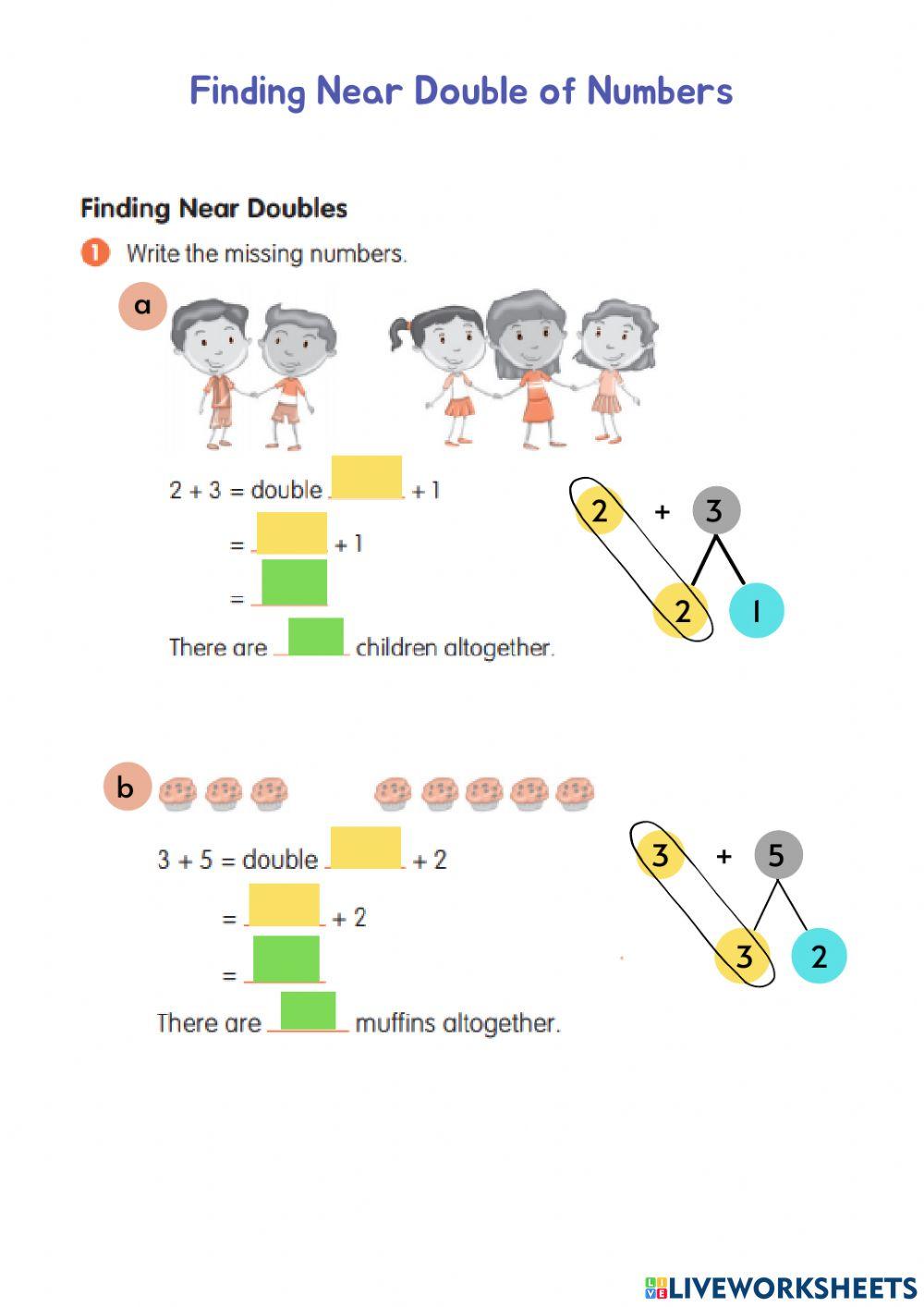 Finding Near Double of Numbers