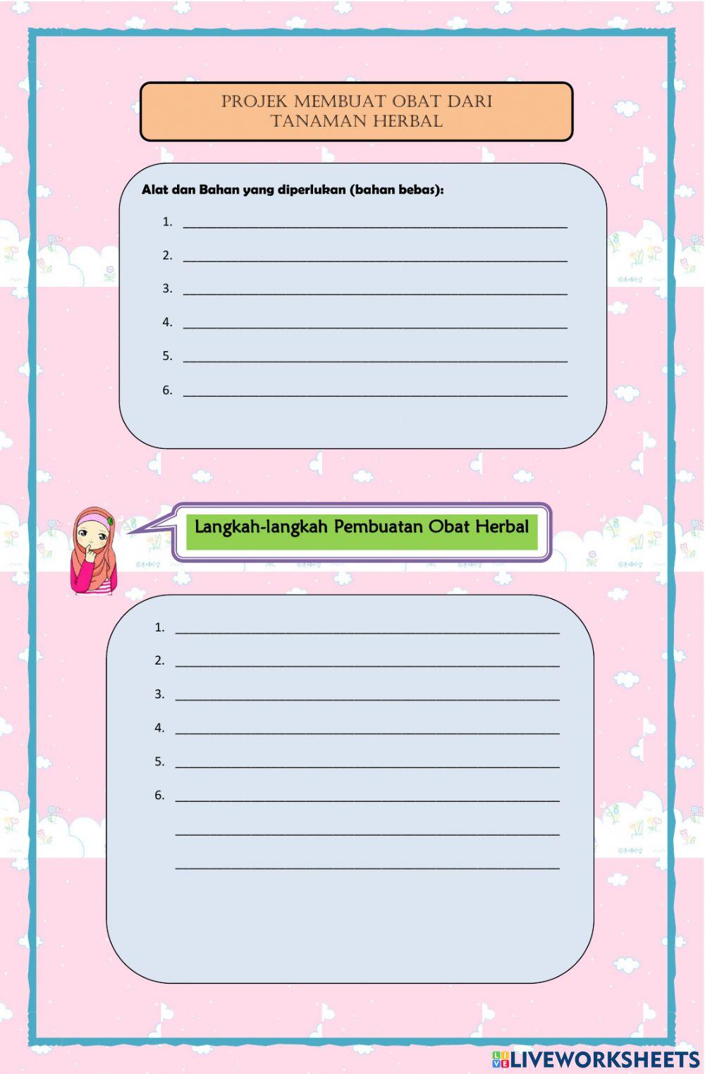 Worksheet Kunjungan