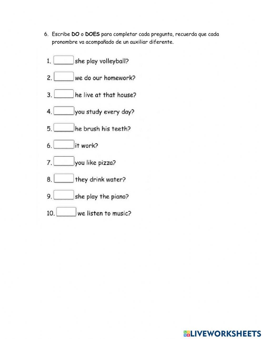 English exam first term