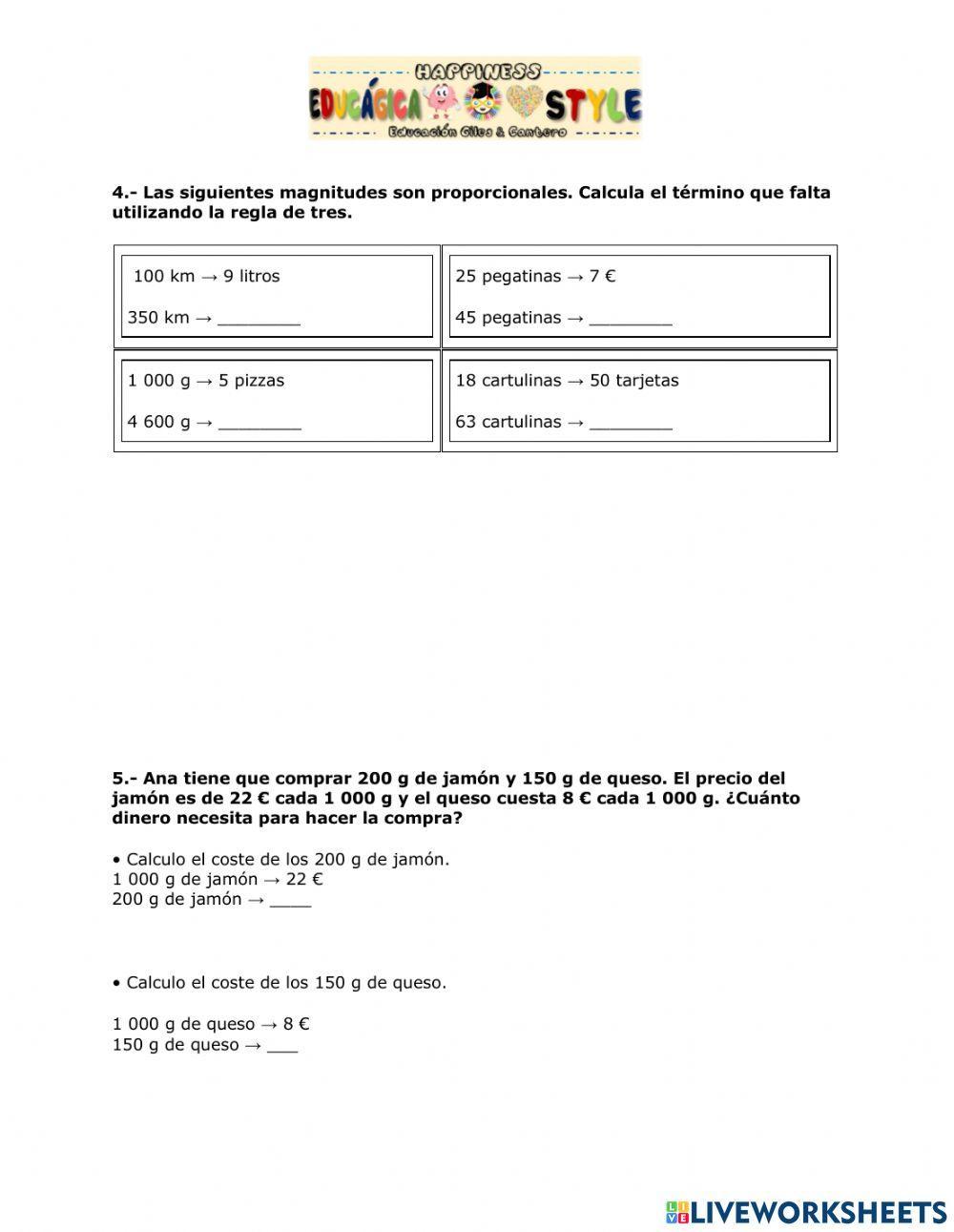 Control mates 6º - tema 4
