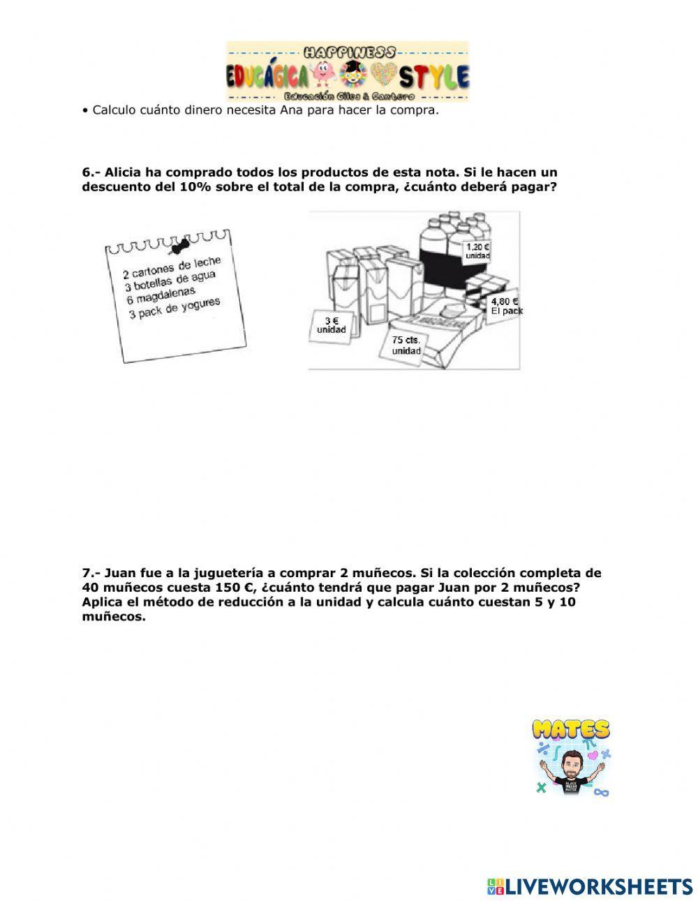 Control mates 6º - tema 4