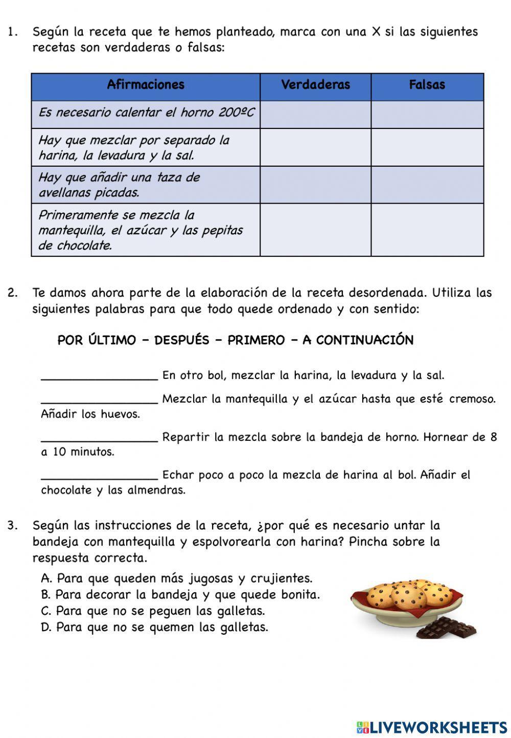 Comprensión escrita