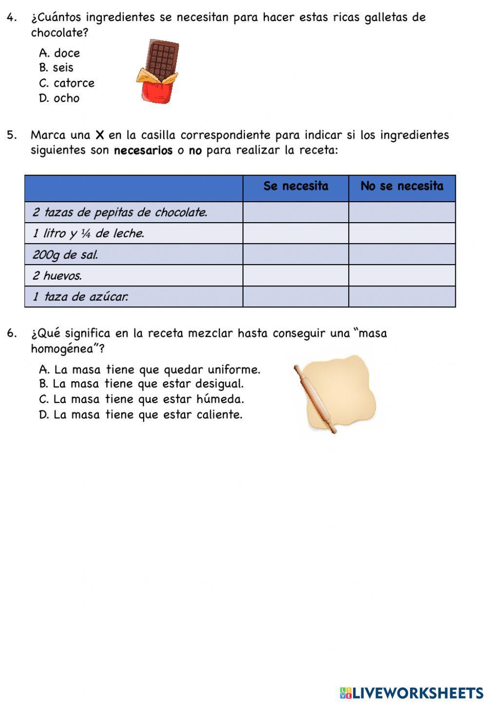 Comprensión escrita