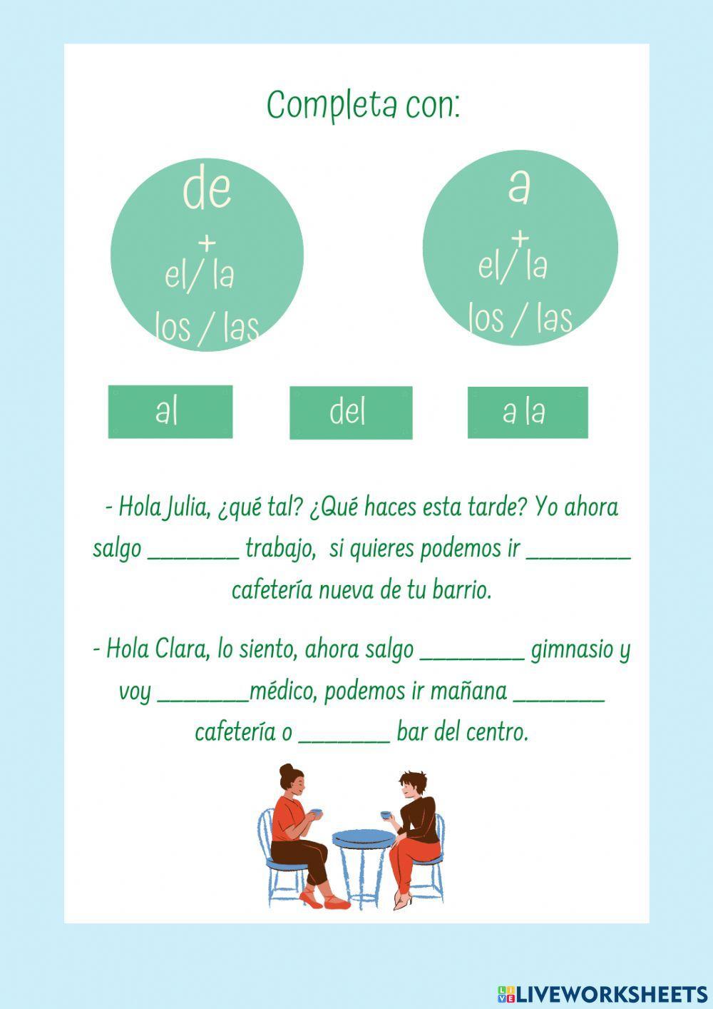 Preposiciones y verbos de movimiento