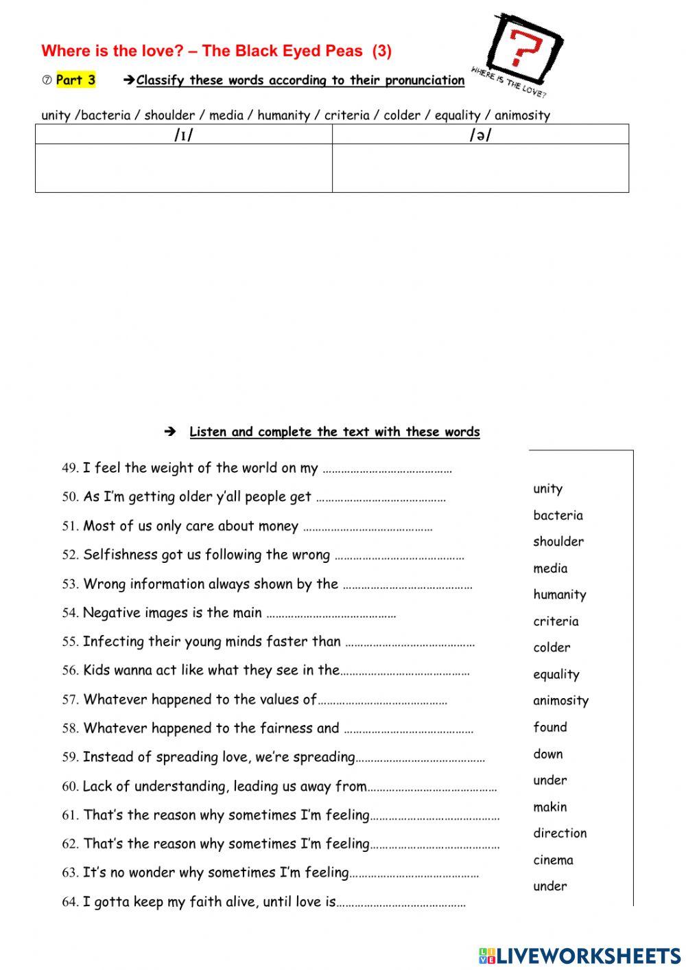 Where is the love? part 3