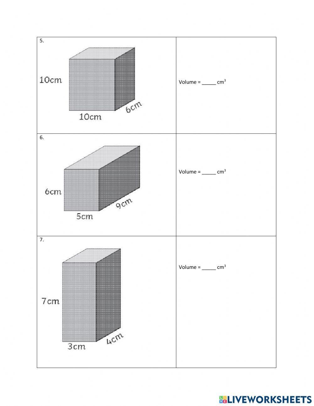 Year 5 Tr 3 Week 1- Volume of cubes and cuboids