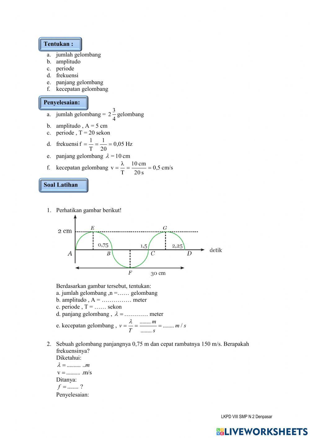 Gelombang Tranversal dan Longitudinal