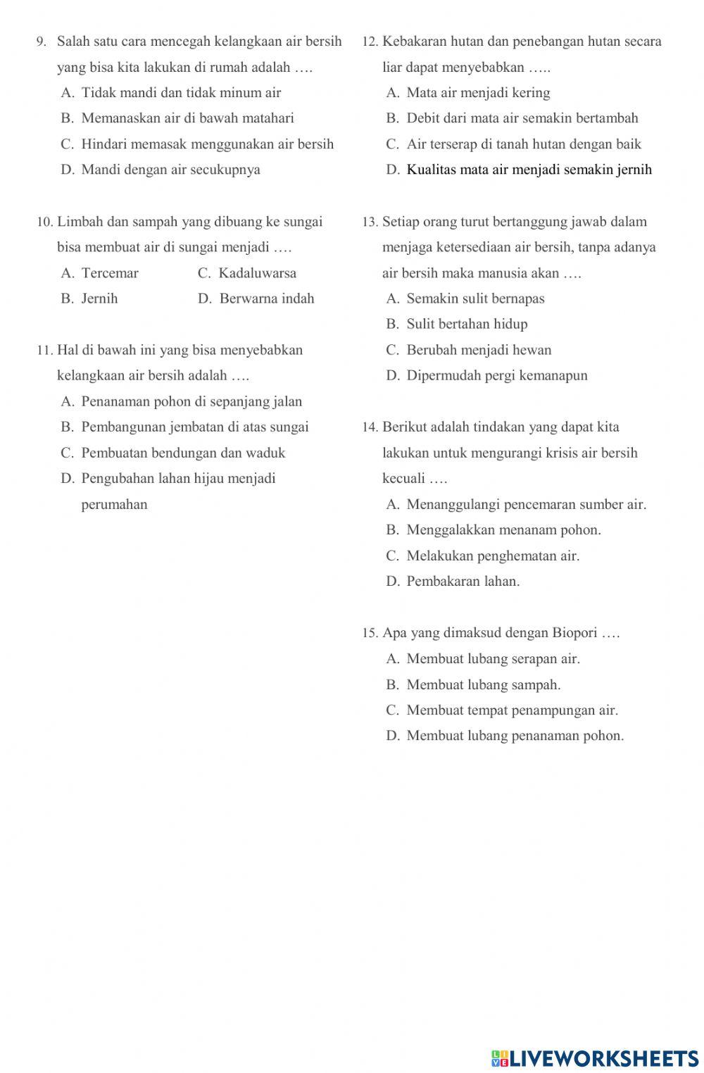 Identifikasi Kualitas Air