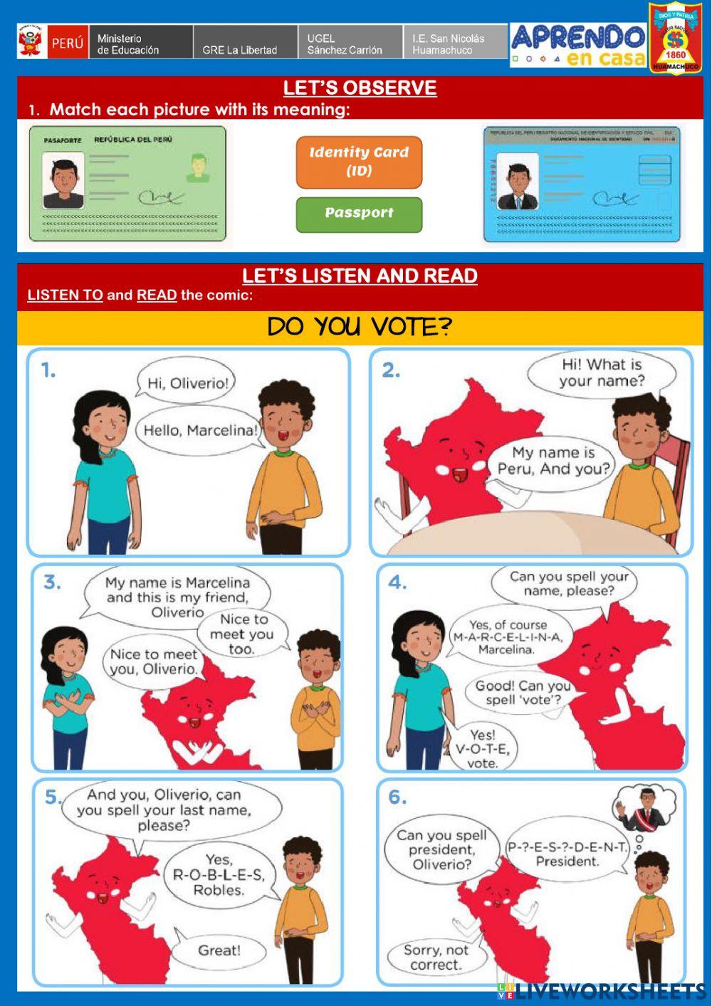 E-1 - Act. 01 - My Personal Information