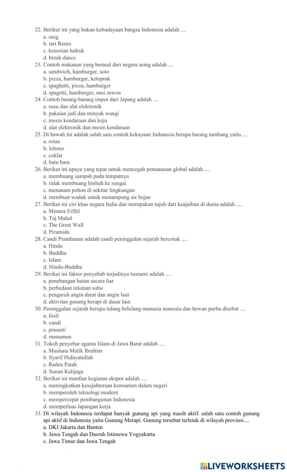 Umbks kelas 6 2020-2021