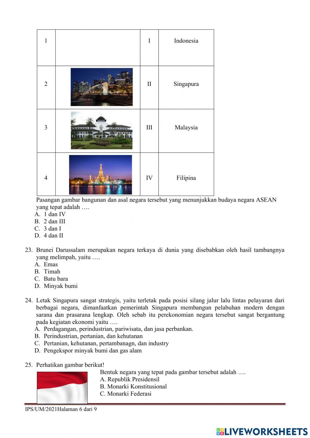 UMBKS Ilmu Pengetahuan Sosial