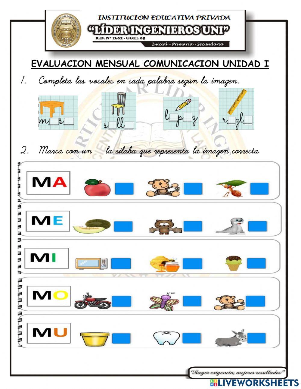 Primer examen prueba