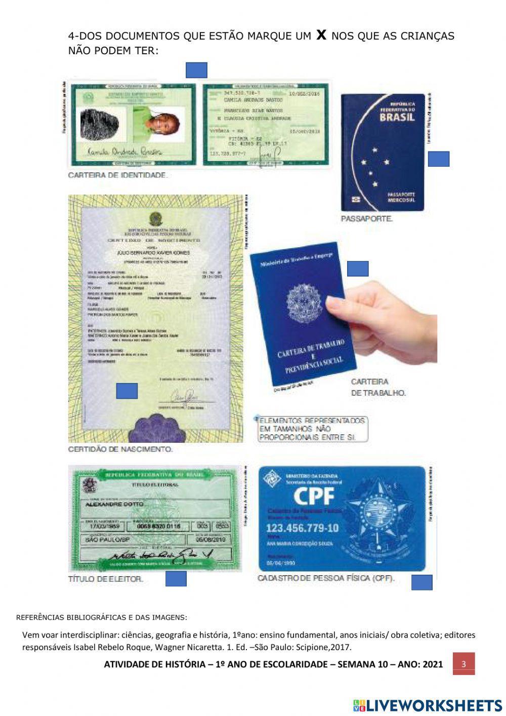 História - documentos