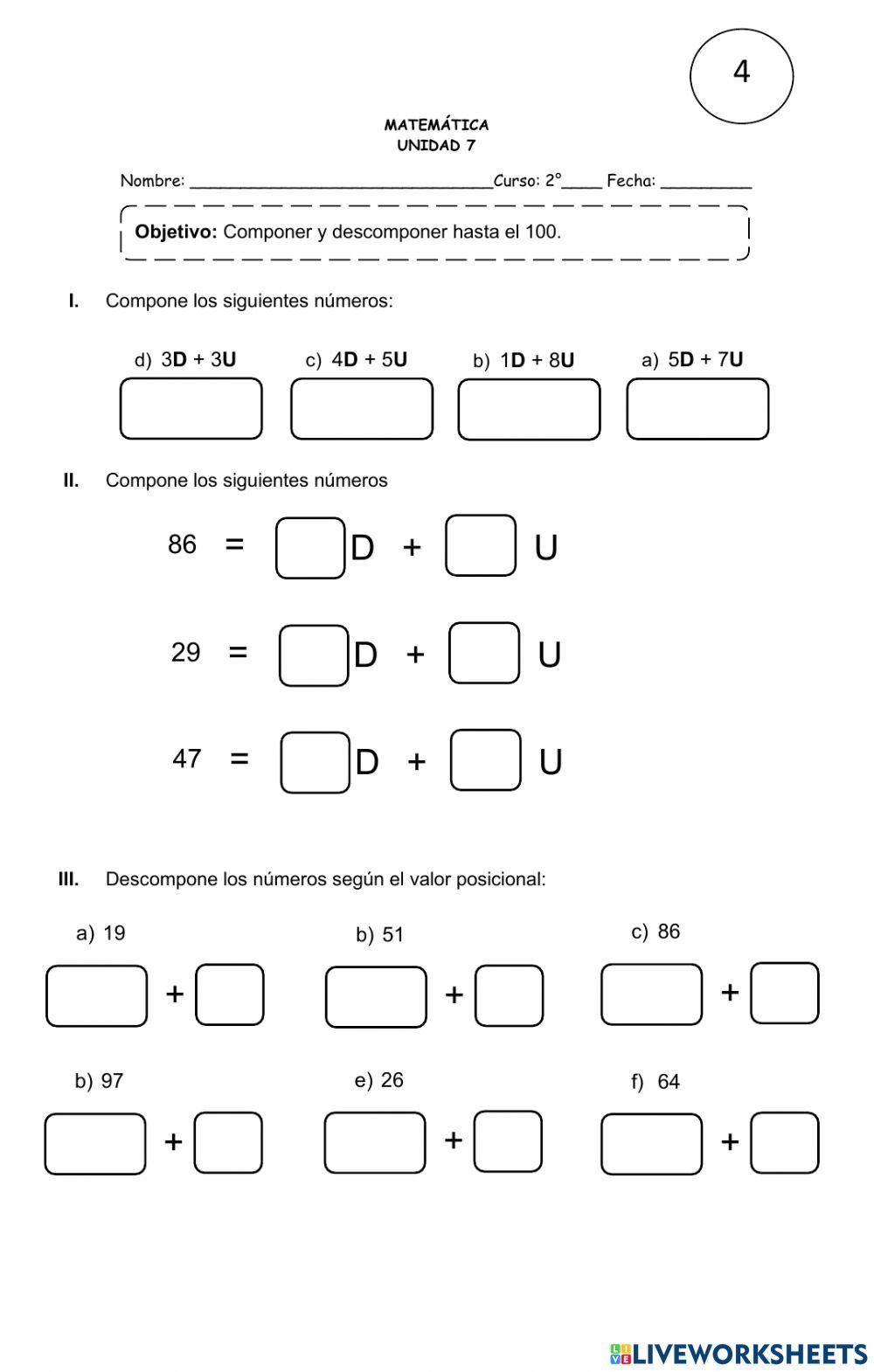 Composición de números