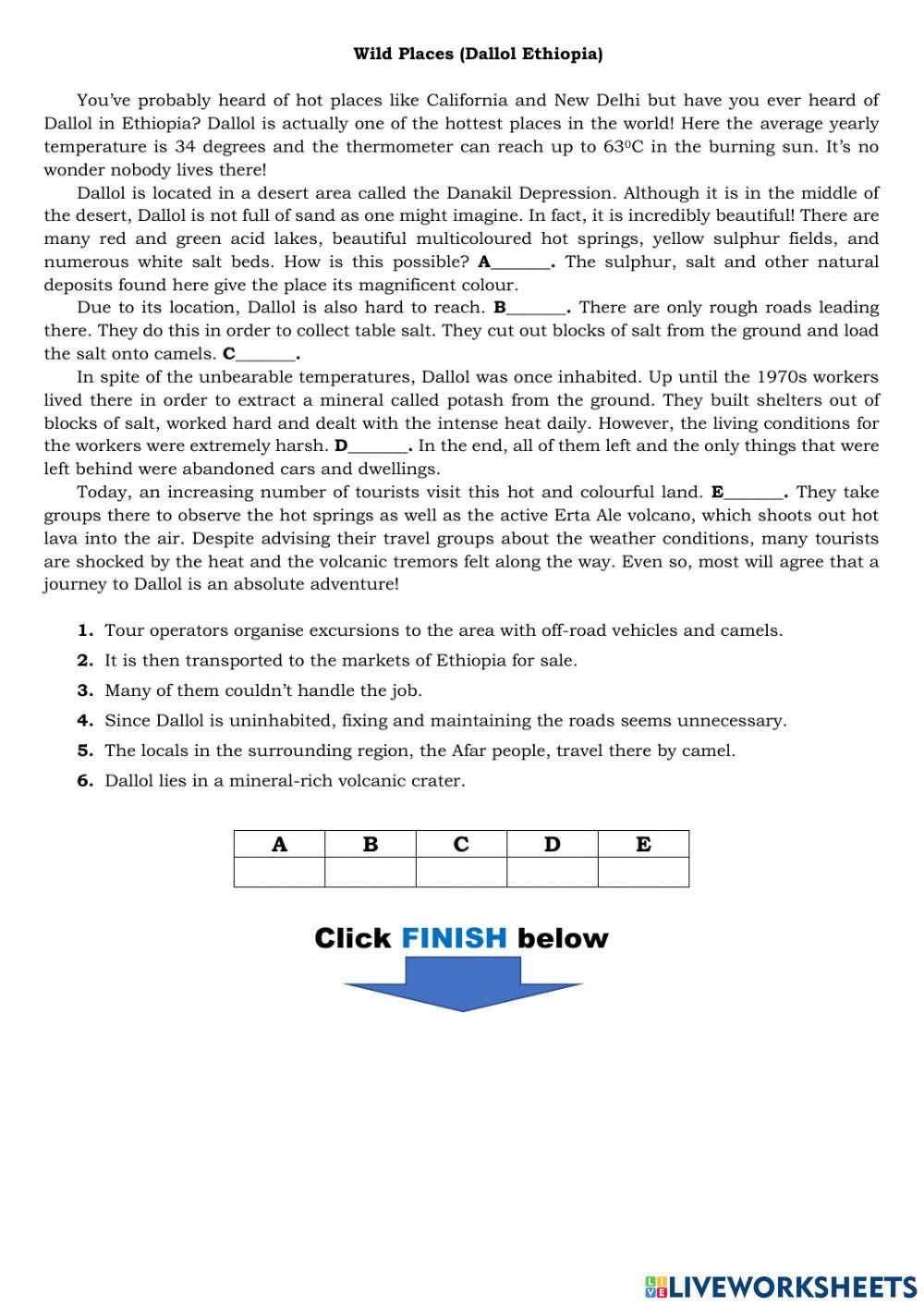 Spotlight 7 Task 7620