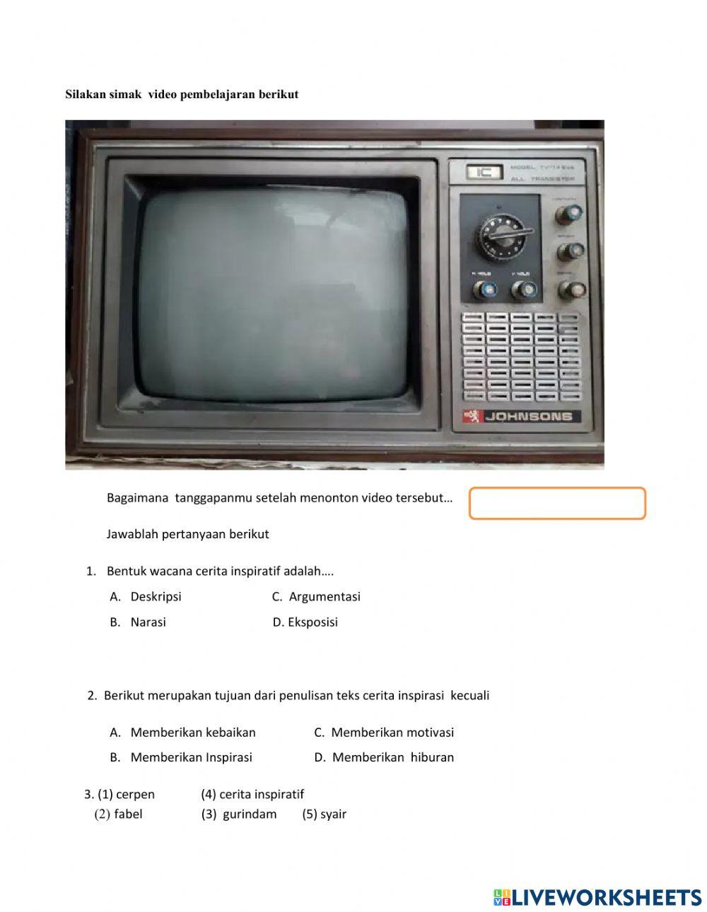 Teks cerita inspirasi